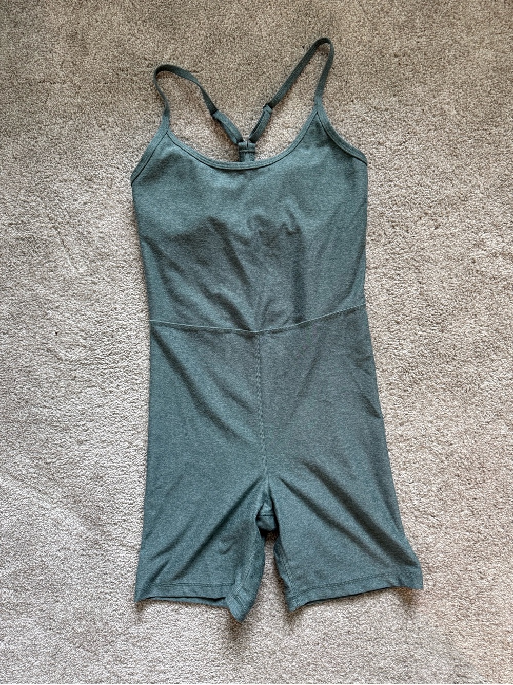 Old Navy Green Racerback One-Piece Romper